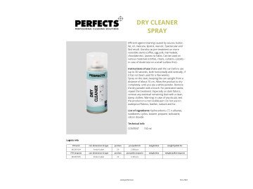 СПРЕЙ ЗА ХИМИЧЕСКО ЧИСТЕНЕ 150ml