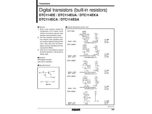 Транзистор DTC114ES TO-92