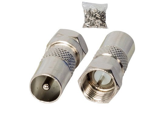 Преход F conn m-RF plug m F-629 FC-029