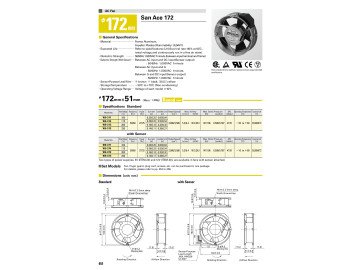 FAN 172mm ring 109-312 220V AC