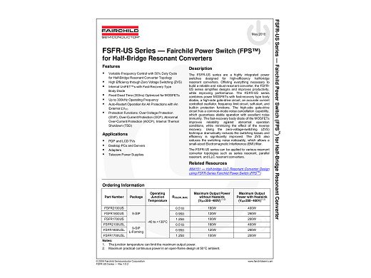 Интегр.схема FSFR1800  SIP-9