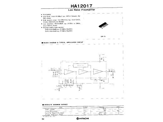 Интегр.схема  HA12017