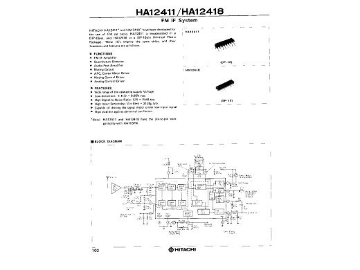 Интегрална схема  HA12418