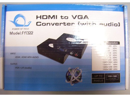 HDMI to VGA Converter With Audio