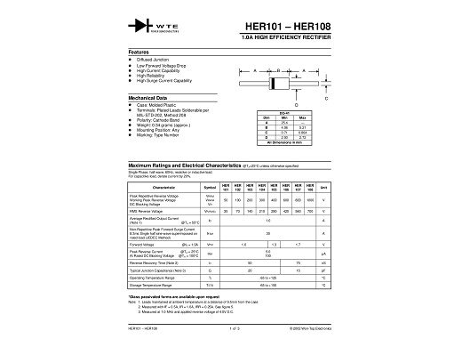 Диод HER107/FR107