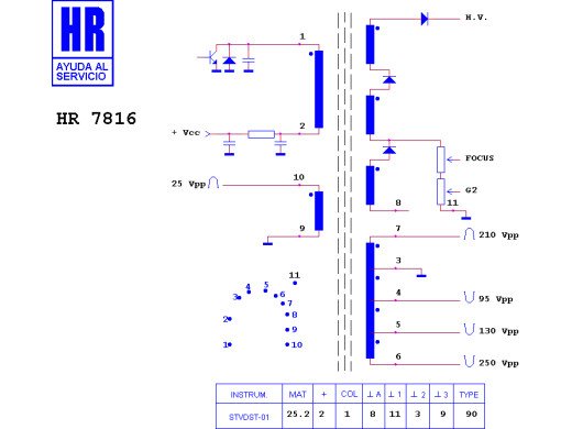 ТХО за телевизор HR7816