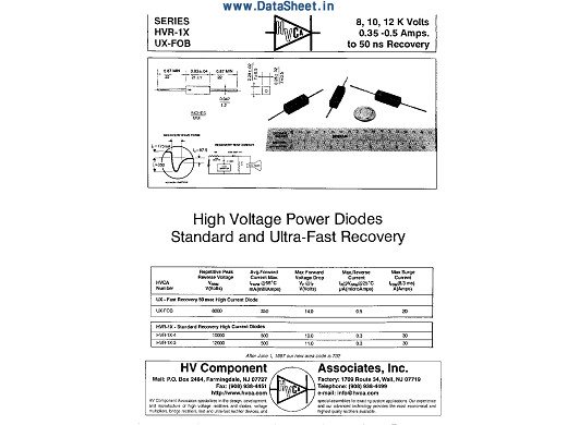 Диод HVR HV-6X2PI-12 KV RG30