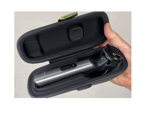 Кутия-черна за съхранение  за Hard Pouch Travel Case For Philips OneBlade Pro Face & Body QP6530 QP6550 QP6650