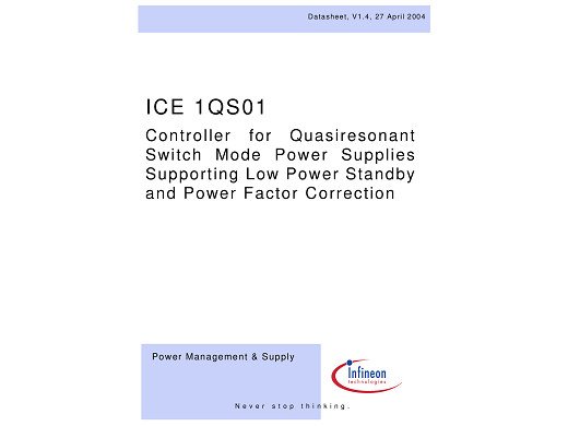 Интегр.схема  ICE1QS01G  SMD