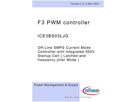 Интегрална схема ICE3BS3LJ SO-8