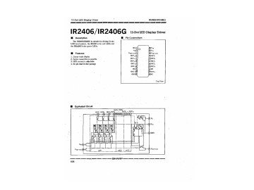Интегр.схемаIR2406 DIP-22