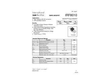 IRF8010 TO-220