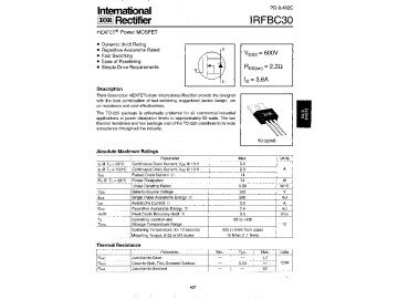 IRFBC30 TO-220
