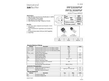 IRFS3006 D2-PACK TO-263