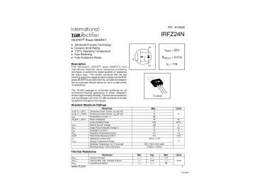 Транзистор IRFZ24N TO-220