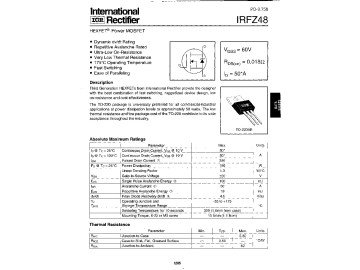 Транзистор IRFZ48N TO-220