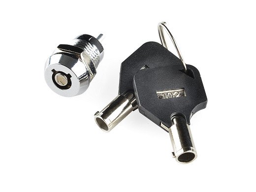 КЛЮЧАЛКА С КЛЮЧ 2 position ON-FF 12mm KS-09