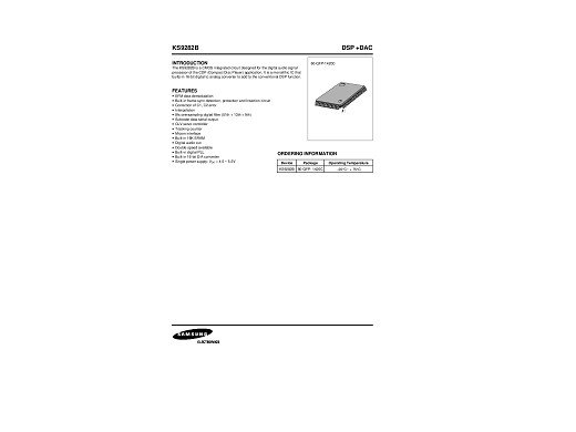 Интегр.схема  KS9282B-SMD