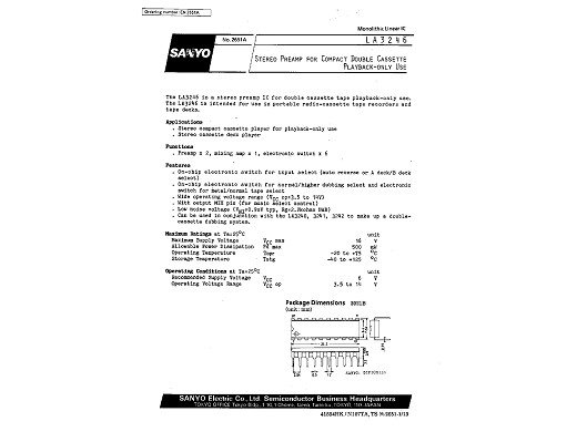 Интегр.схема  LA3246
