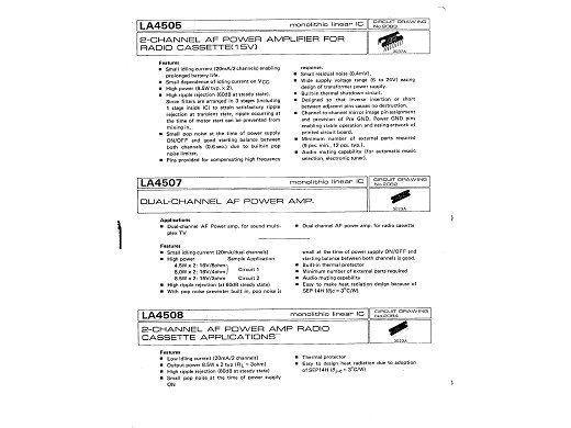 Интегр.схема  LA4505