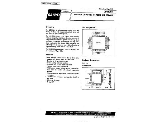 Интегрална схема  LB8106     SMD