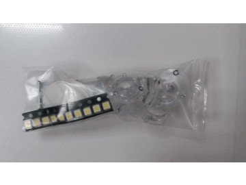 Светодиод LED 3V 1W LG 3528 + LUPA 10PCS