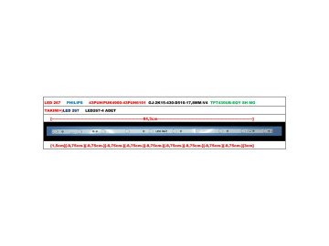 LED Backlight  GJ-2K15-430-D510 ES-107 set5