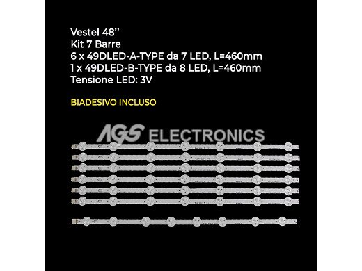 Диодни ленти комплект7 бр/pcs  48DLED VNB N3_CEM3 set-7pcs