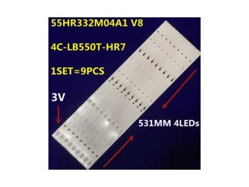 LED Backlight 4C-LB550T-HRZ,55D2000 set-9