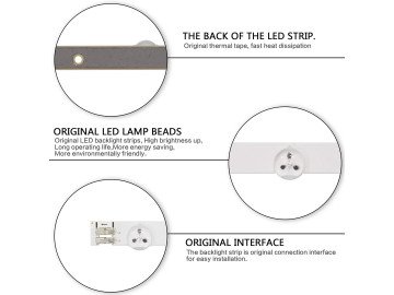 Диодни ленти комплект 4 бр/pcs D1GE-320SC1-R2 LED78 , 32F-3535LED-40EA