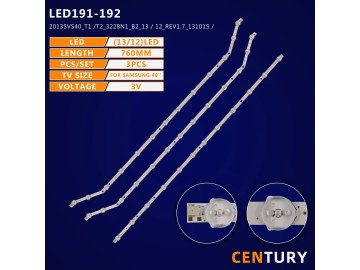 LED Backlight D3GE-400SMA-B R2 SET-3pcs LED191-2