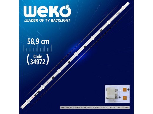 Диодна лента 1 бр/pc LED Backlight DMGE-580SMA-R3