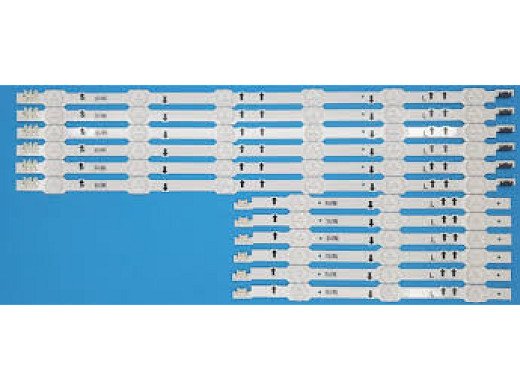 Диодни ленти комплект 12 бр/pcs. DUGE-400DCA/B-R3 LED520-1