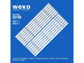 Диодни ленти комплект 14pcs/бр. 49" LB-PF3030 GJD2P6C490712