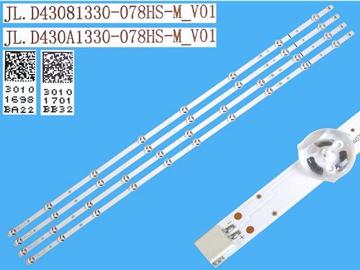 Диодни ленти комплект 4 бр/pcs JL.D430A1330-078HS