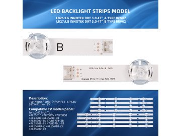 LED Backlight LC470DUH DRT3.0 set-8 LED26-27