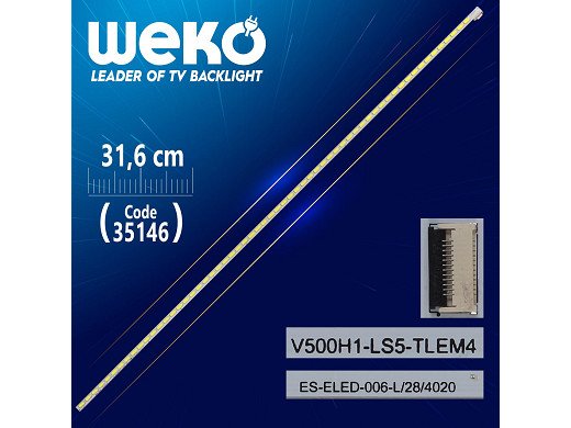 Диодна лента 1бр V500H1-LS5-TREM4 V500H1-LS5-TLEM4