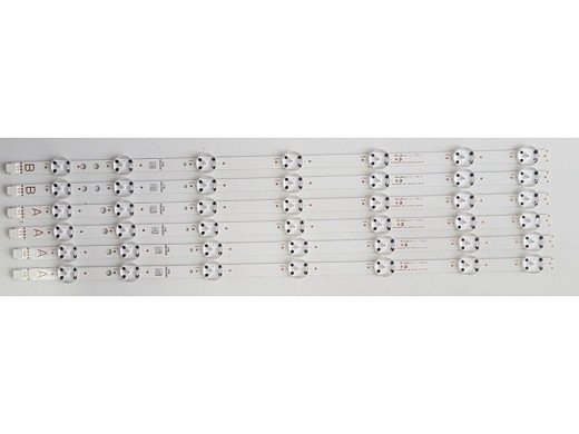 Диодни ленти комплект 6 бр/pcs SVV500A54-A67-REV00-A-B,  JL.D50071330-078AS-M V01