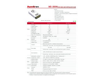 Захранващ блок за LED MS-350-12, 348W, 12V/29.17A