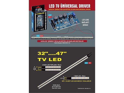 LED TV UNIVERSAL DRIVER 32''-47''
