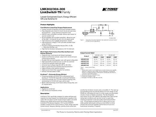 Интегр.схема LNK305GN SMD-8B