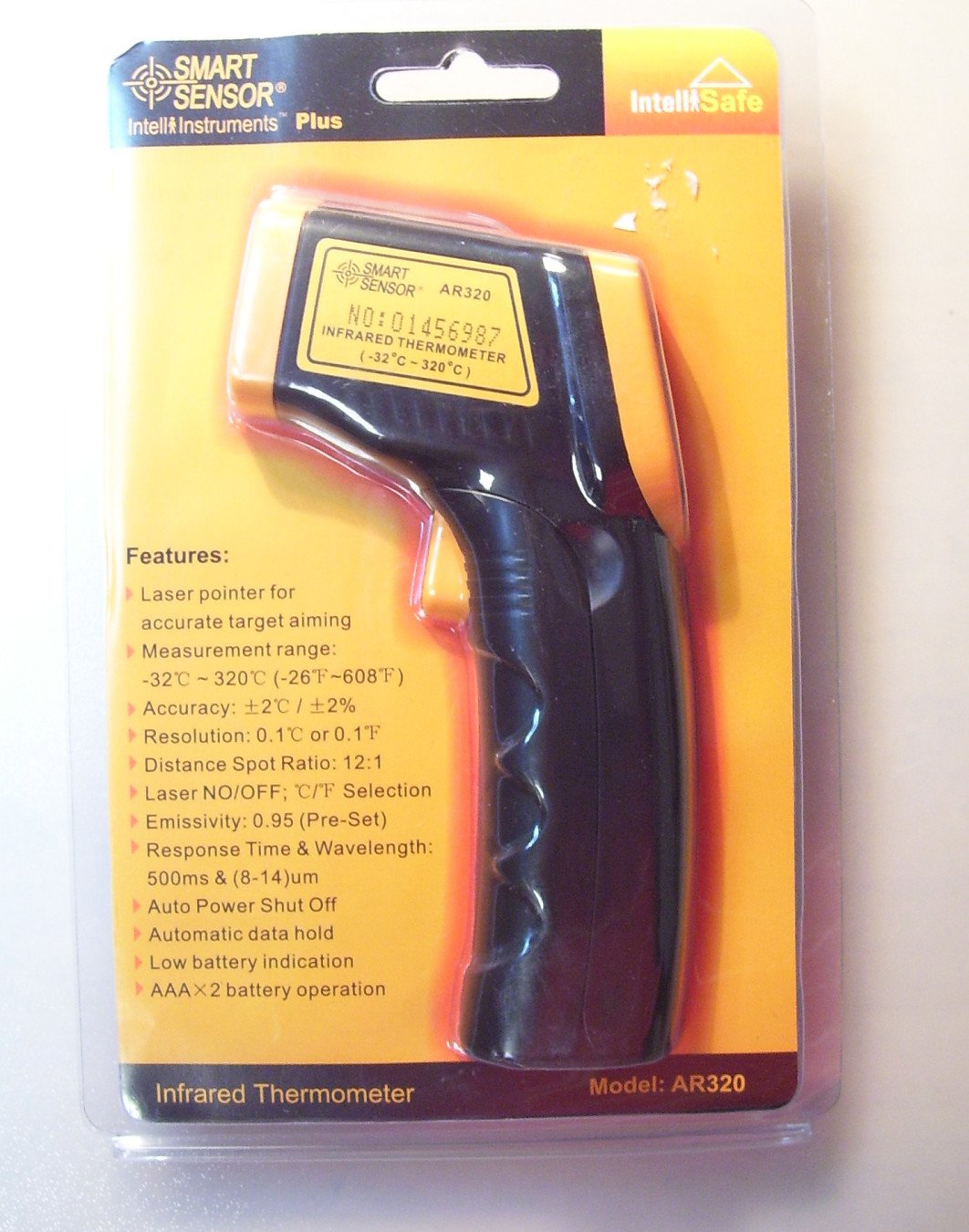 Laser Thermometer AR320 КСП Електроникс