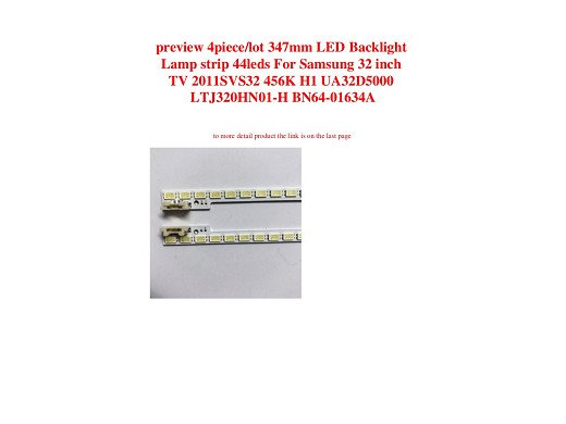 Диодна лента 1 бр/pc 2011SVS32 4K 56 LEFT E-LED38