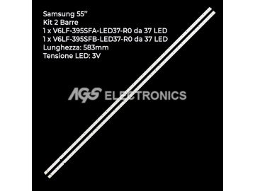 Диодни ленти комплект 2 бр/pcs 55"inch V6LF_550SFA/B_LED37