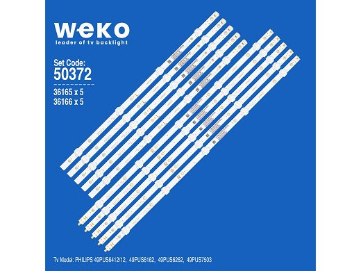 Диодни ленти комплект 10 бр/pcs LB49021 LB49023 с лепенка за прикрепване