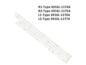 Диодни ленти комлект 12 бр/pcs. AGF78400801 Original 47'' ROW2.1 REV0.7
