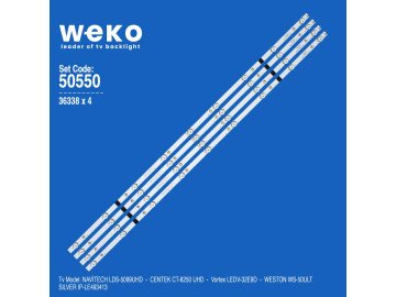 Диодни ленти комплект 4 pcs/бр MS-L1255 V7 = HL-00500A30-0901S-04