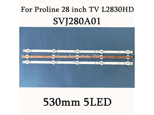 Диодни ленти комплект 3 бр.SVJ280A01_REV03_5LED_130402 +термолента