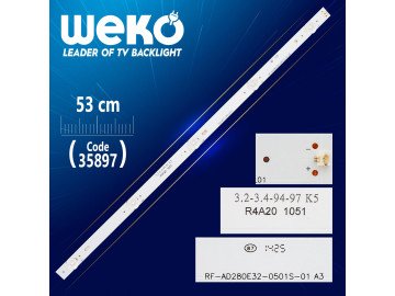 Диодни ленти комплект 3 бр.SVJ280A01_REV03_5LED_130402 +термолента