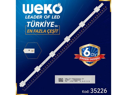 Диодни ленти комплект 7 бр/pc Sunny 49" SKYWORTH 4906X7, 175-180 3.0-3.3 C